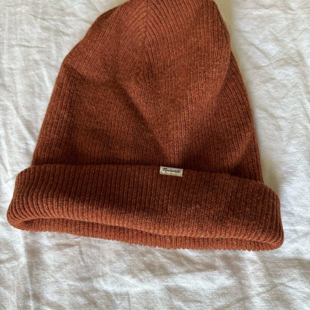 Madewell Warm Orange Knit Hat